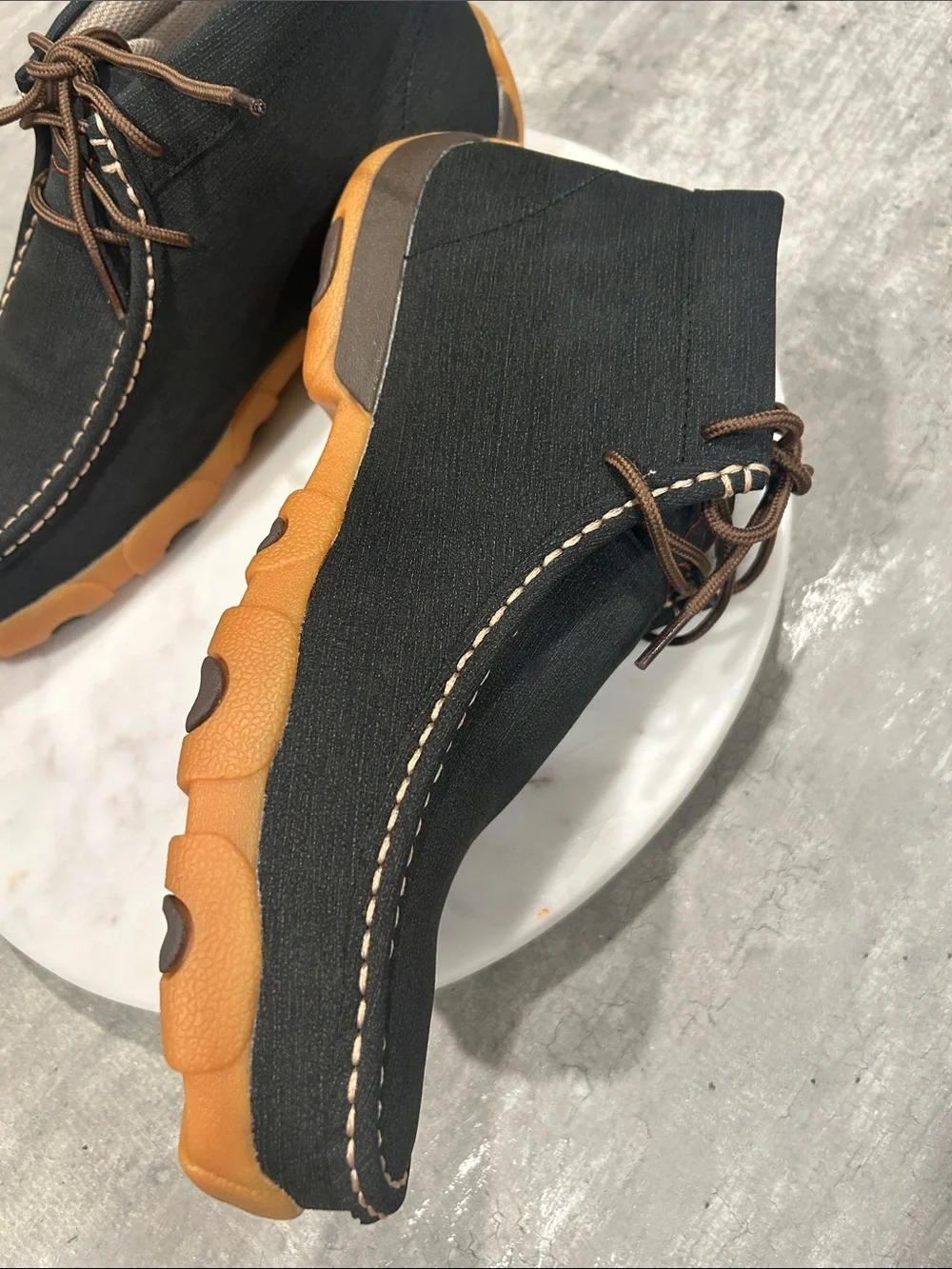 Twisted X Work charcoal Chukka Boots with Gum Sole size 10